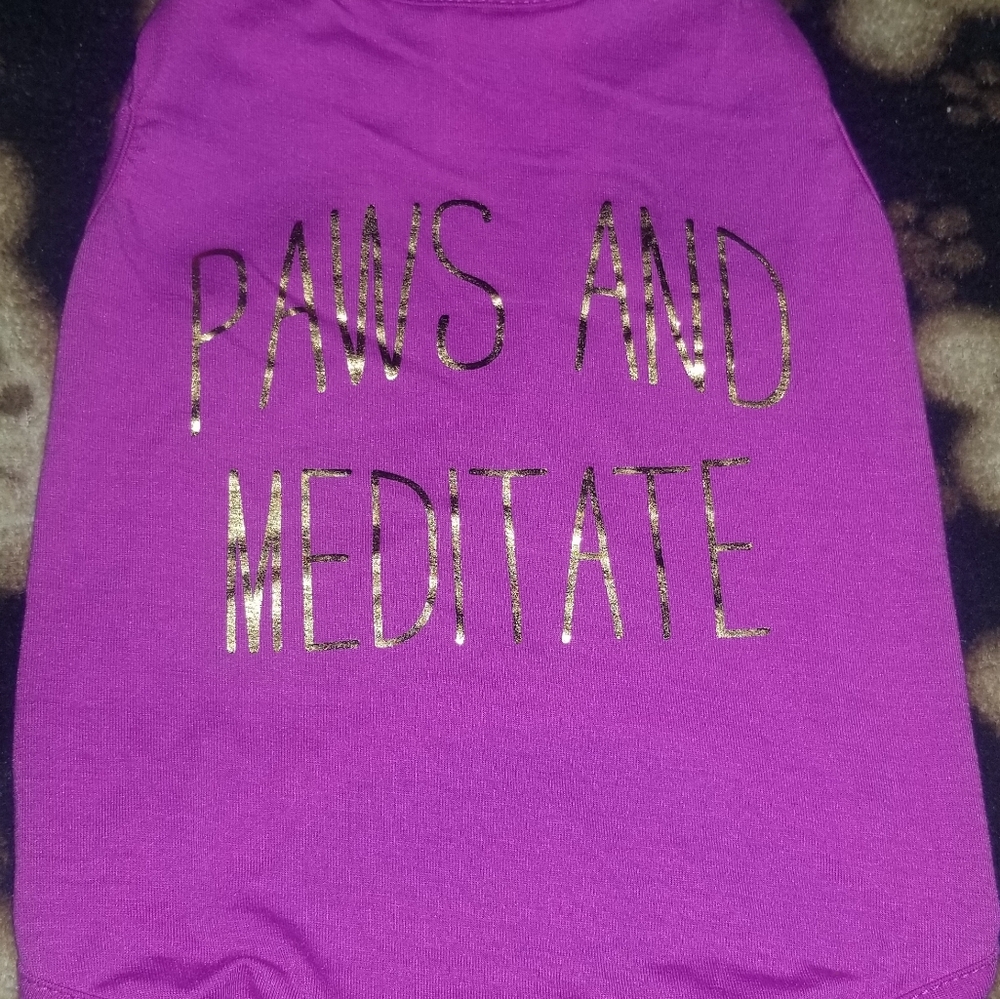 Yoga dog tshirt